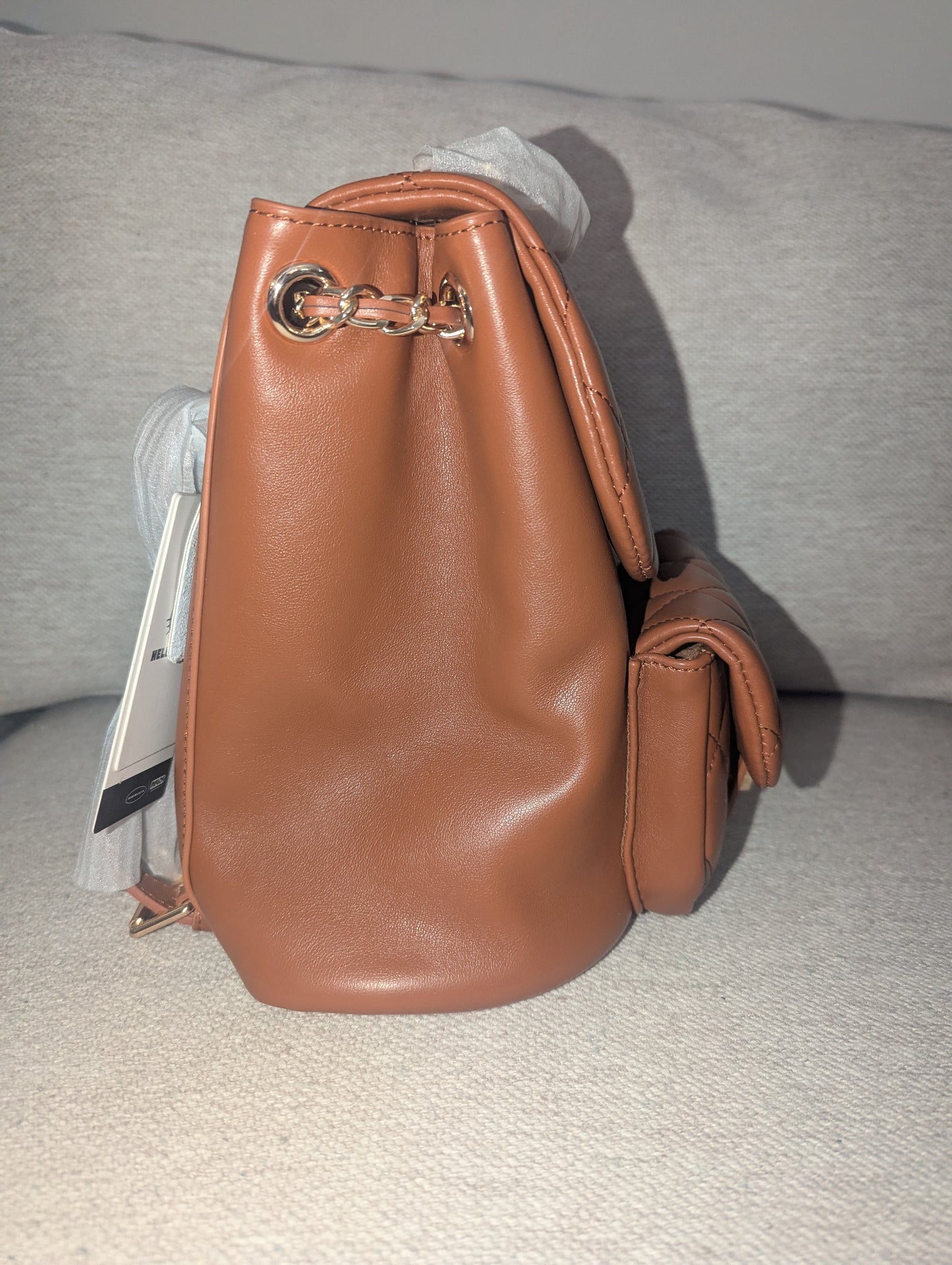 Luxury Brown and Gold HK Backpack