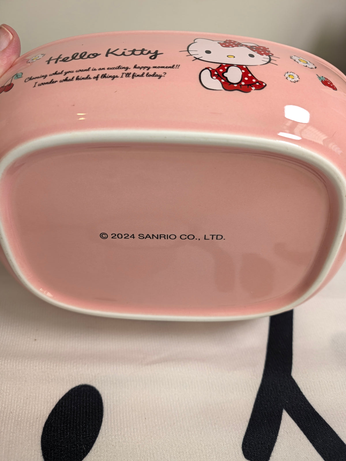 Hello Kitty Glass Baking Pan Licensed