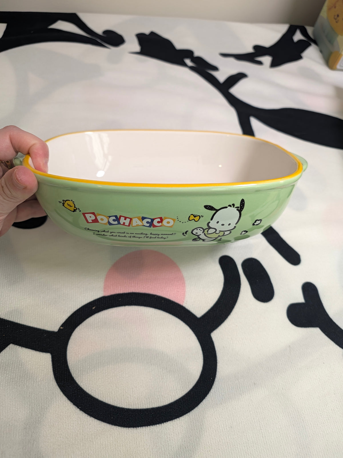 Pochacco Glass Baking Pan Licensed