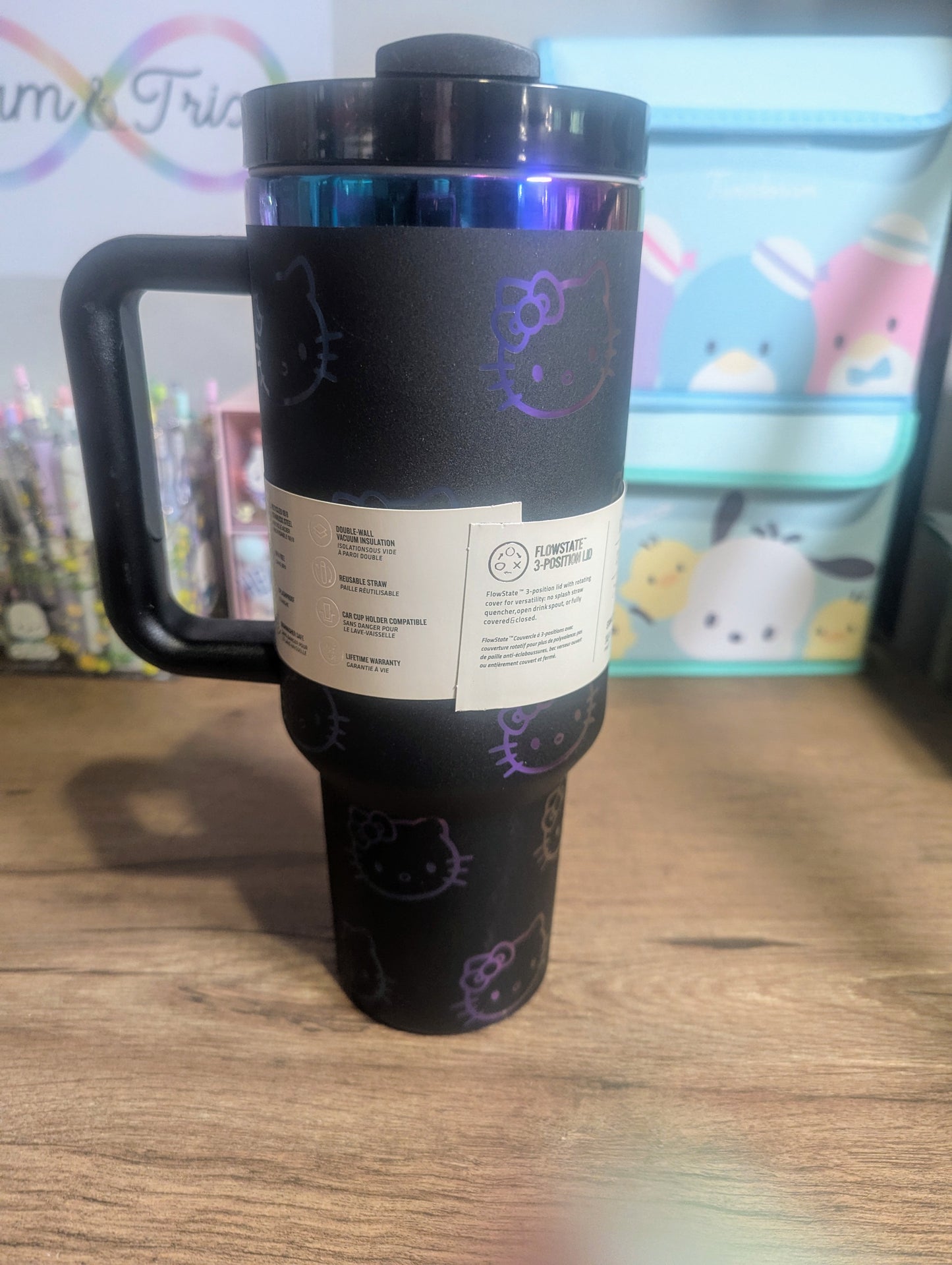Black and Rainbow HK Stanley Tumbler