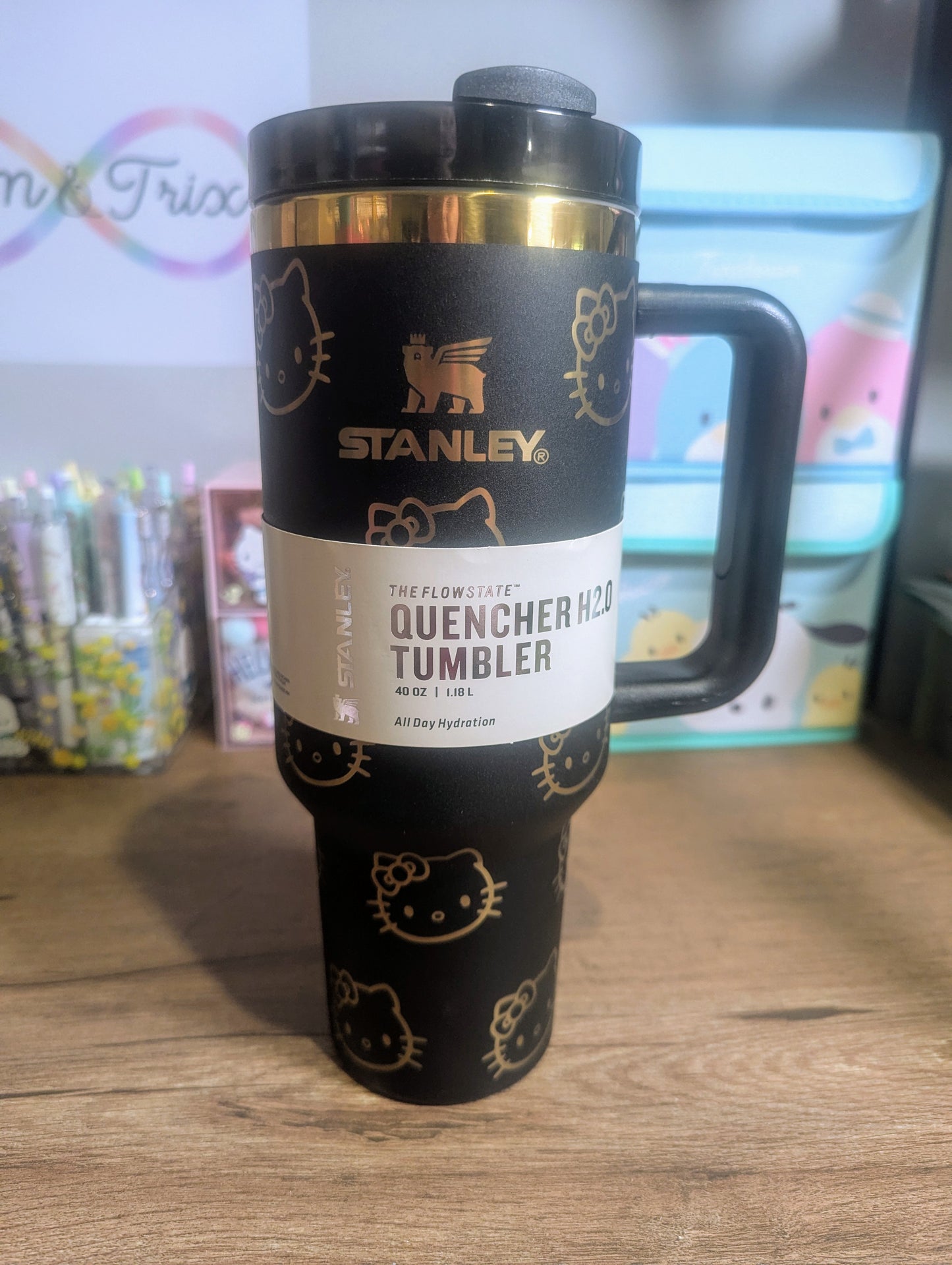 Black and Gold HK Stanley Tumbler