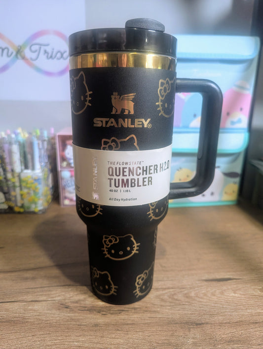 Black and Gold HK Stanley Tumbler