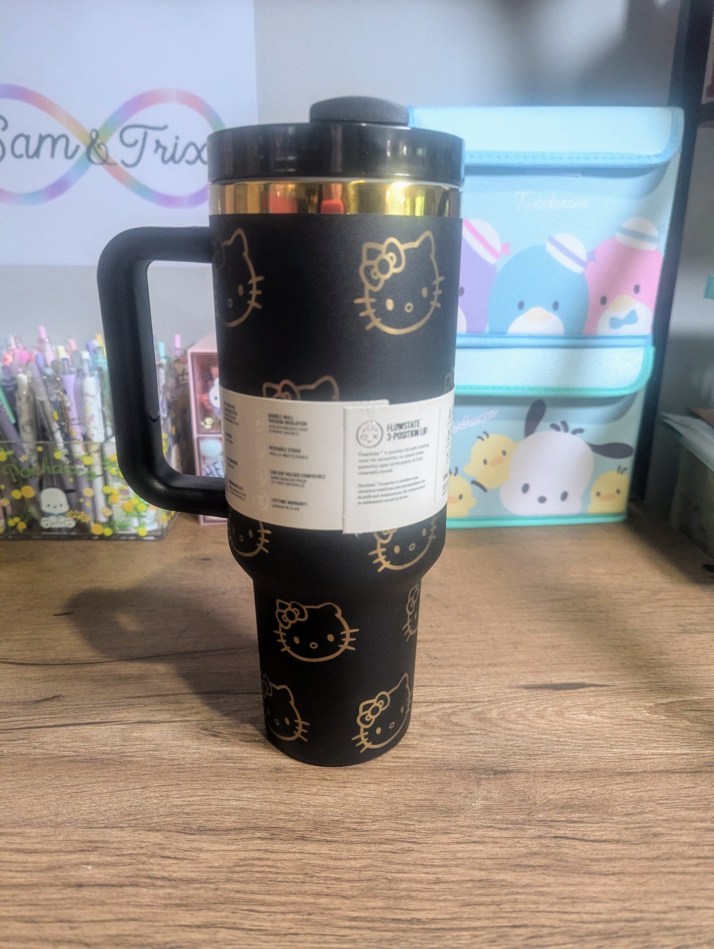 Black and Gold HK Stanley Tumbler