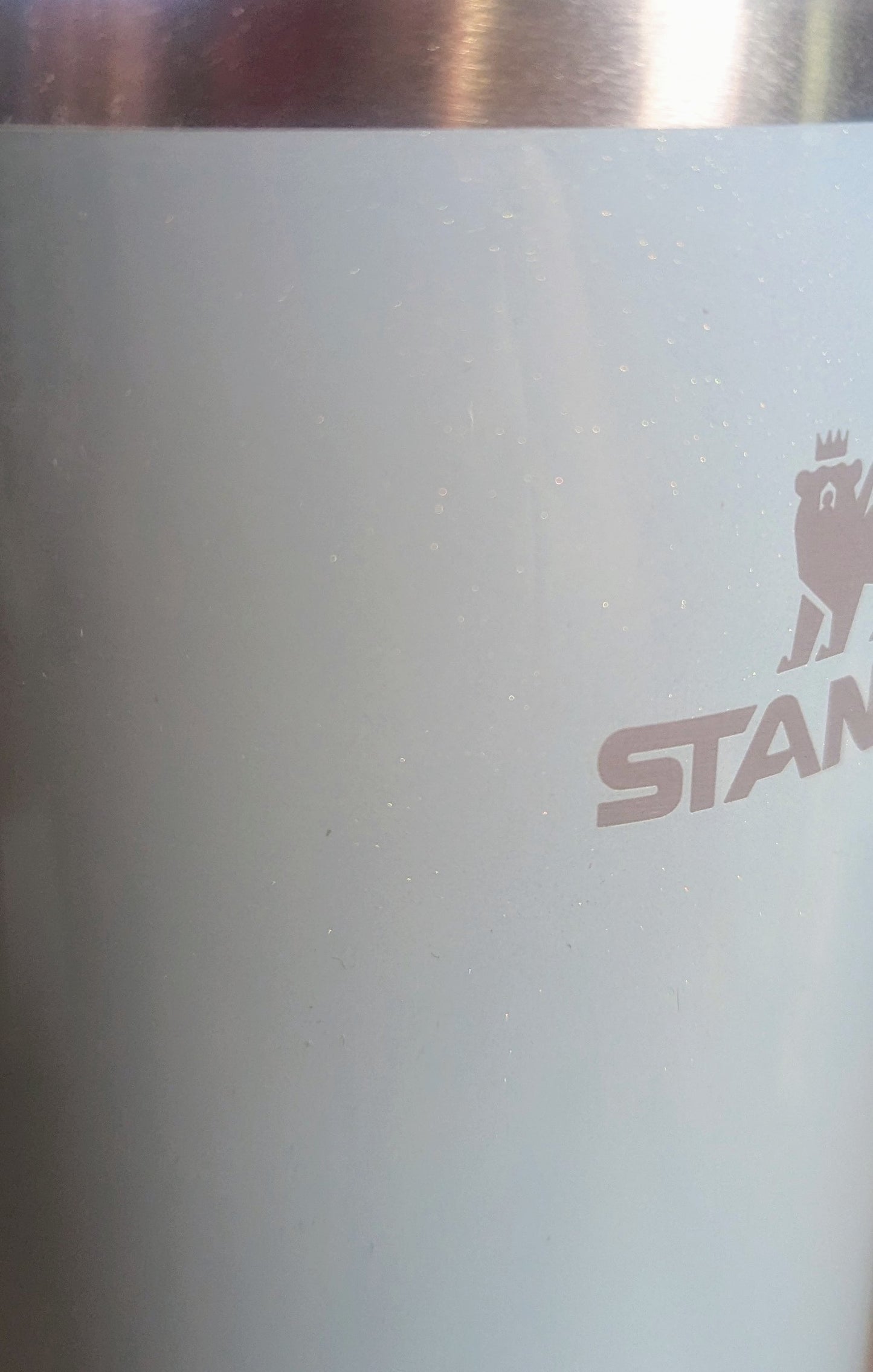 Sparkling Light Blue Stanley Tumbler
