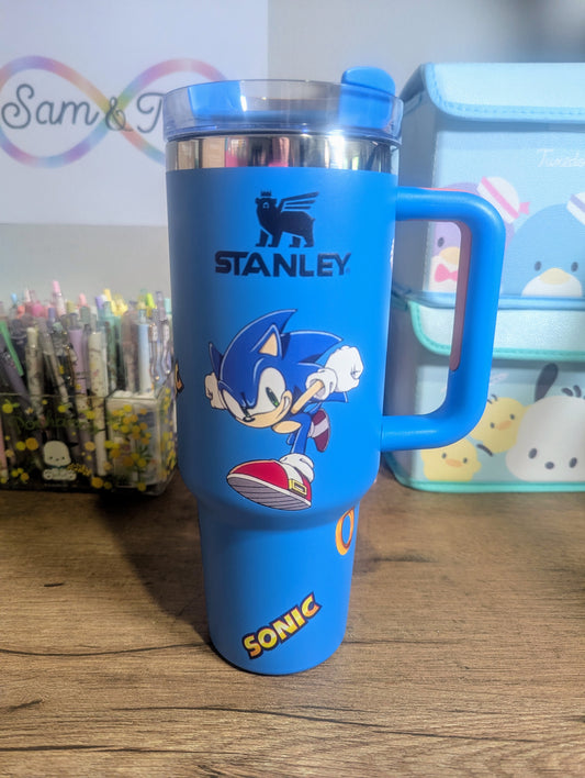 Blue Son*c Stanley Tumbler
