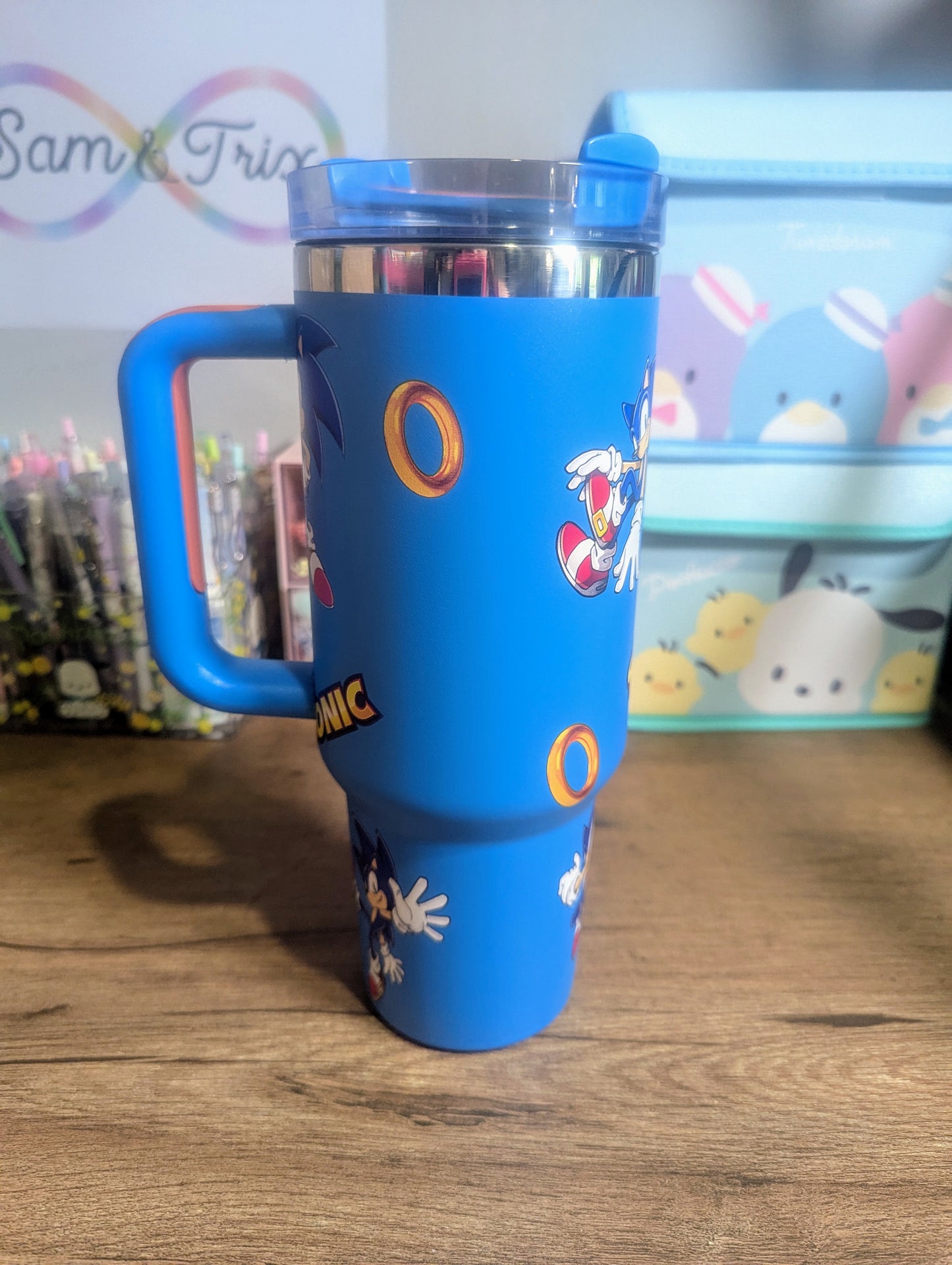 Blue Son*c Stanley Tumbler