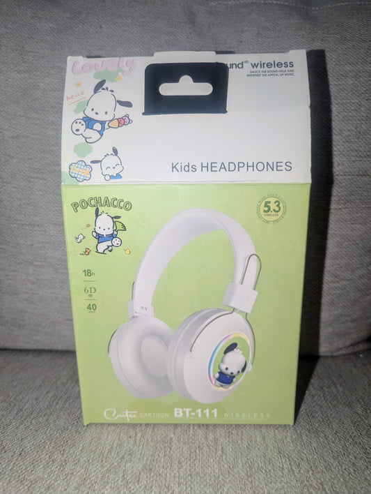 Kid's Light Up Pocha Headphones