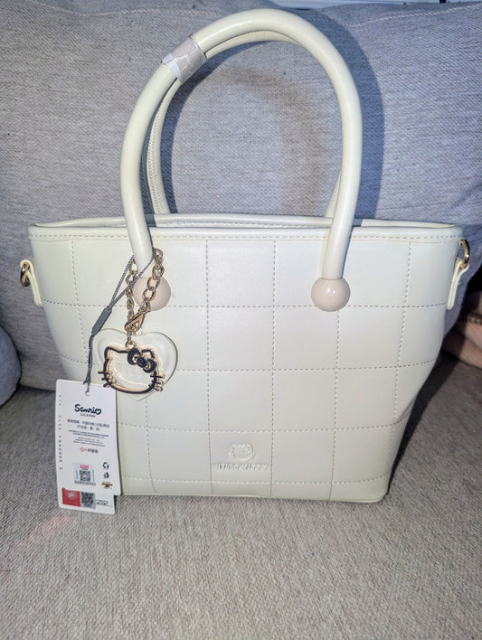 Luxury White HK Purse
