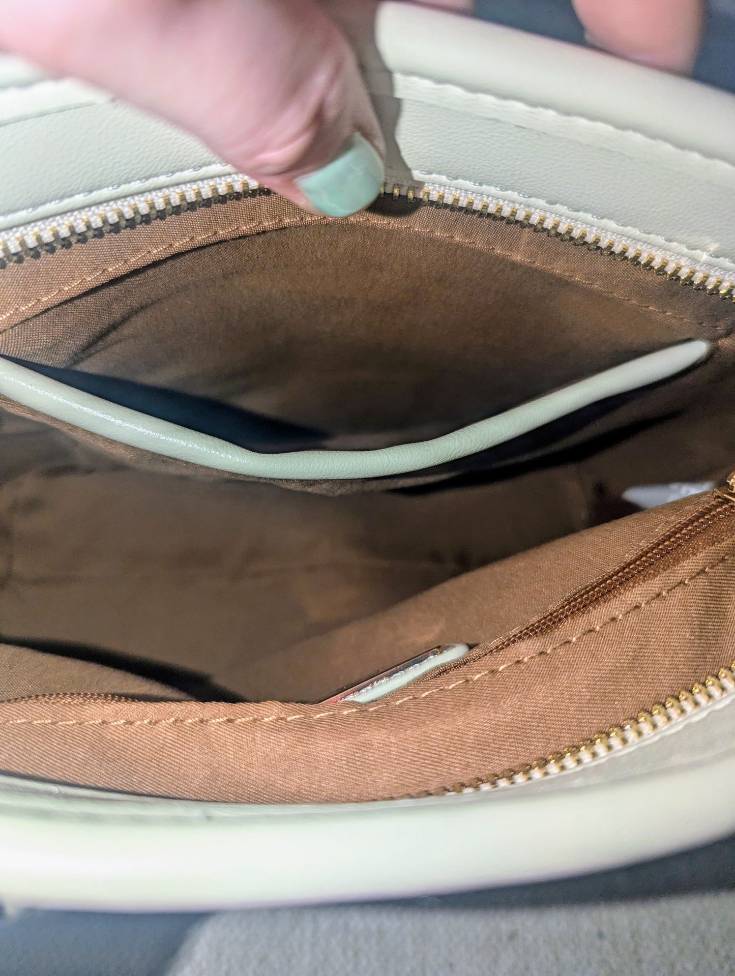 Luxury White HK Purse
