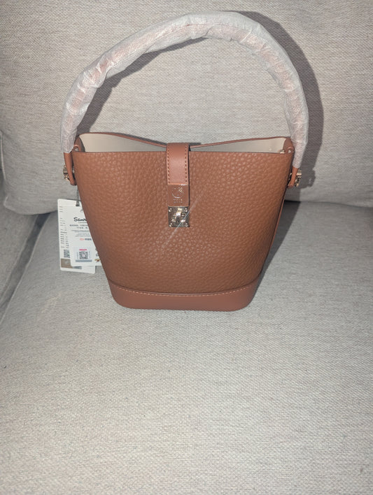 Luxury Brown and Gold HK Purse