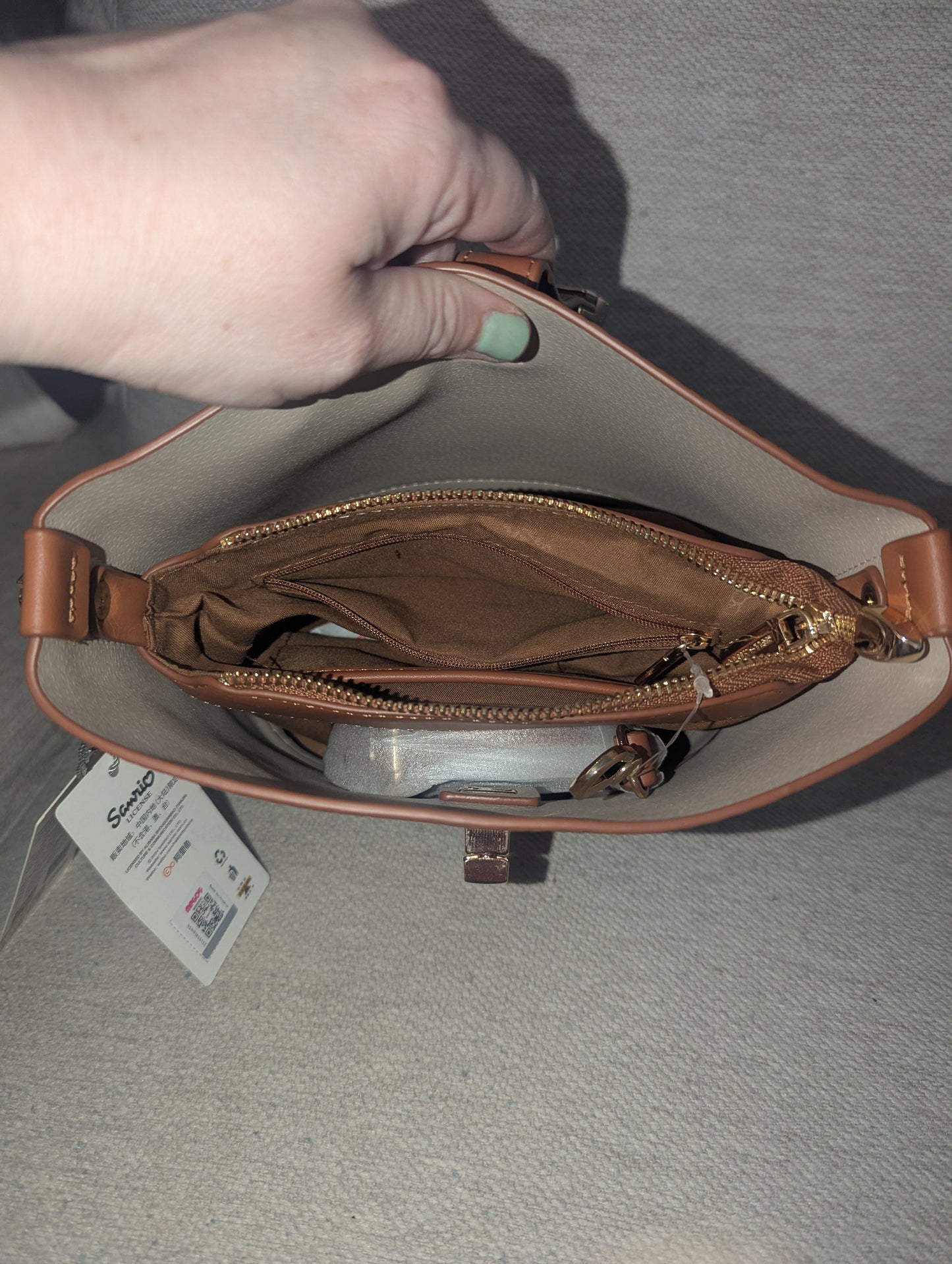 Luxury Brown and Gold HK Purse