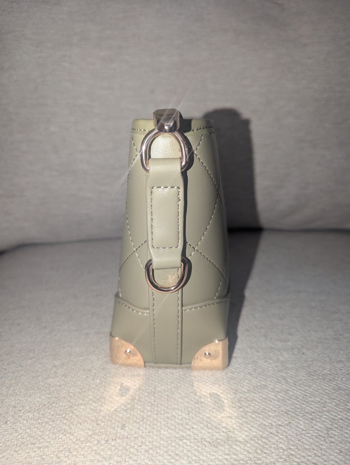 Luxury Green and Gold HK Purse