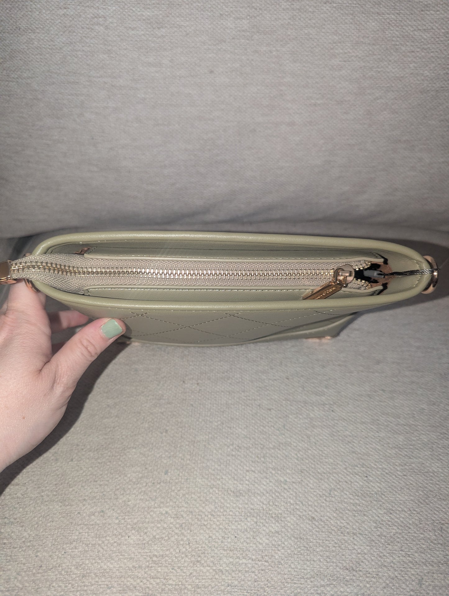 Luxury Green and Gold HK Purse