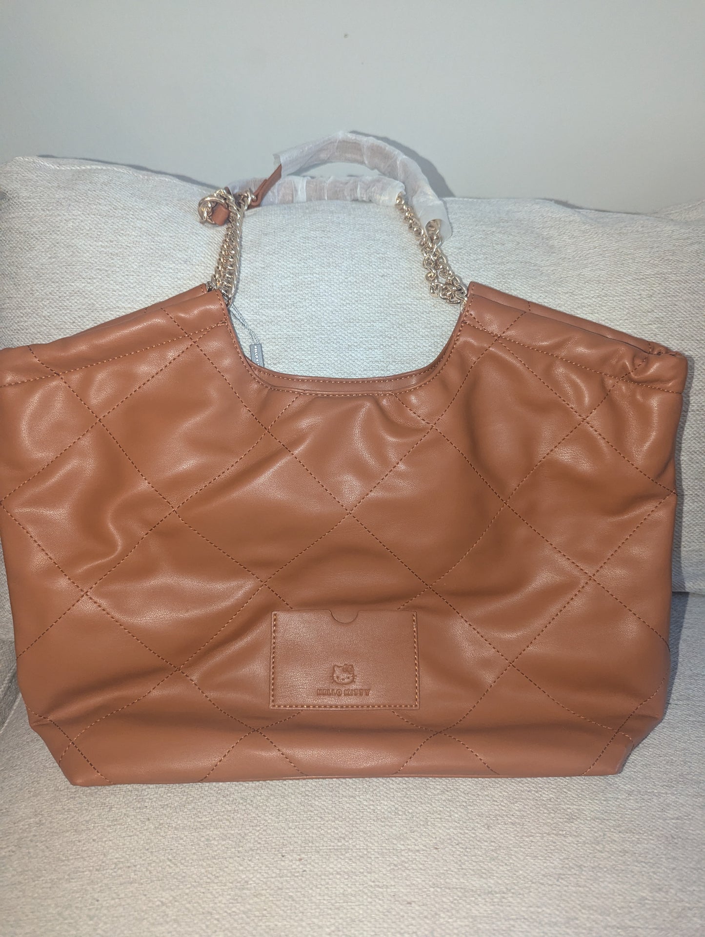 Luxury Brown and Gold HK Purse