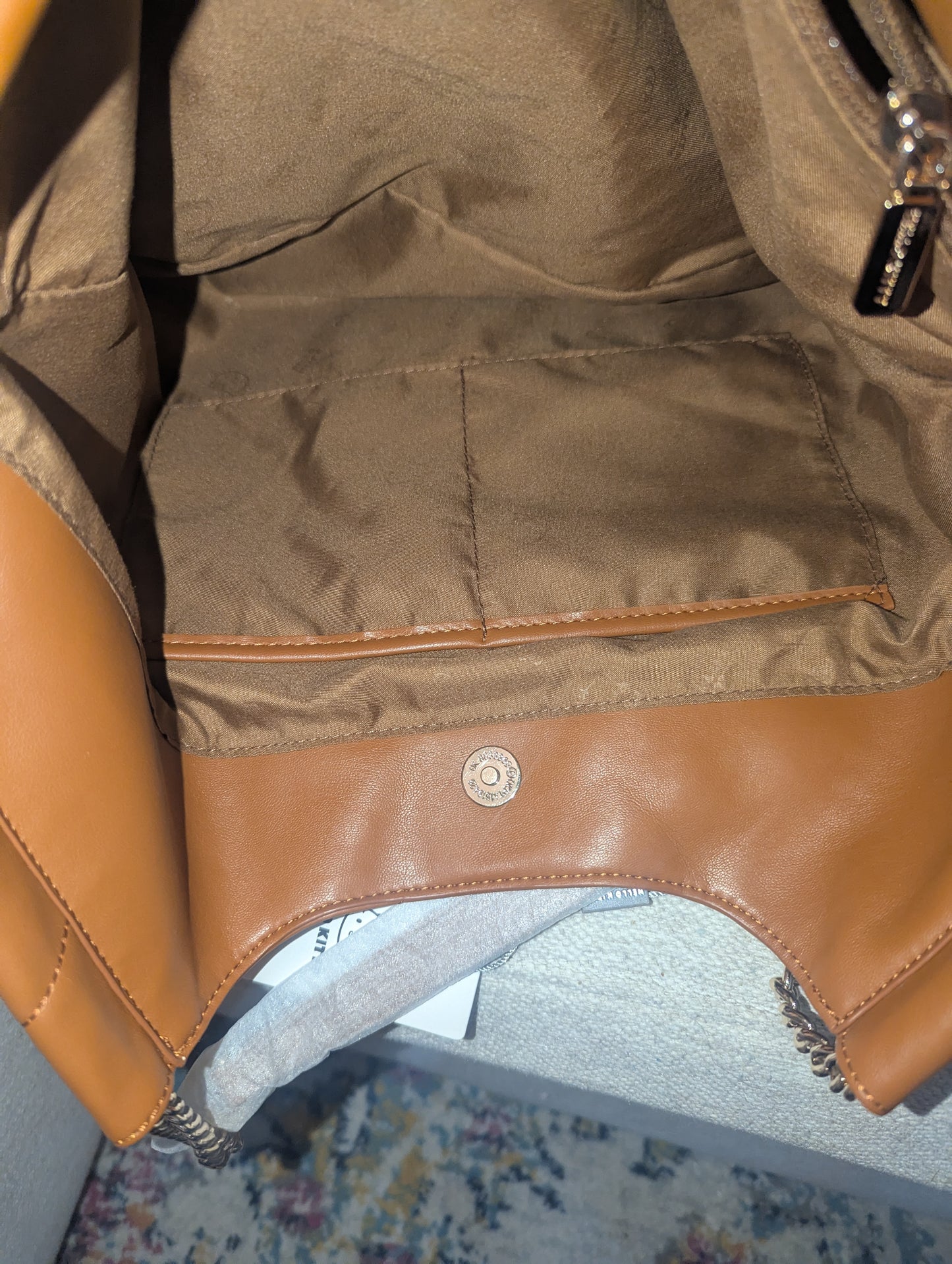 Luxury Brown and Gold HK Purse
