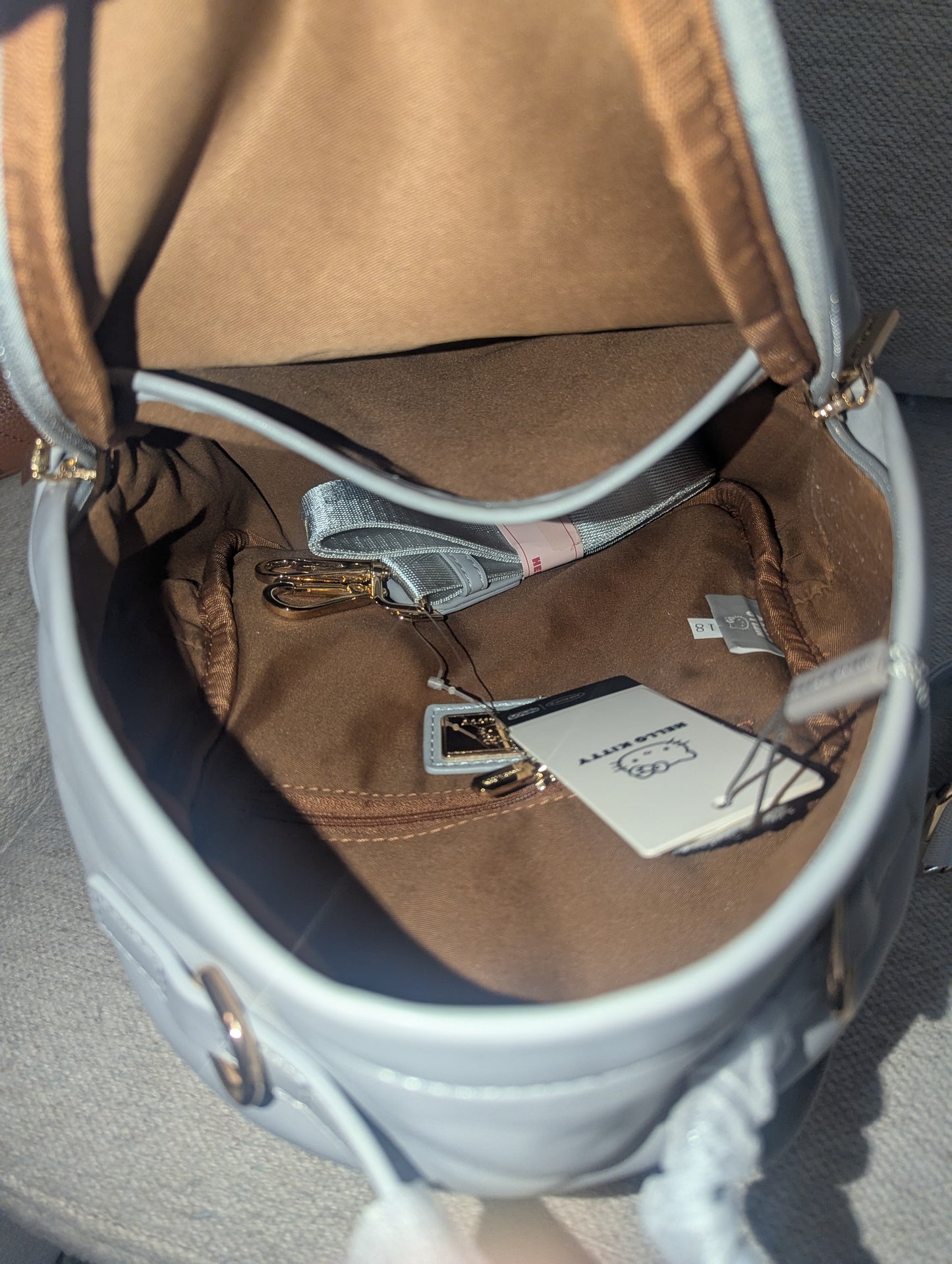 Luxury Blue and Gold HK Backpack