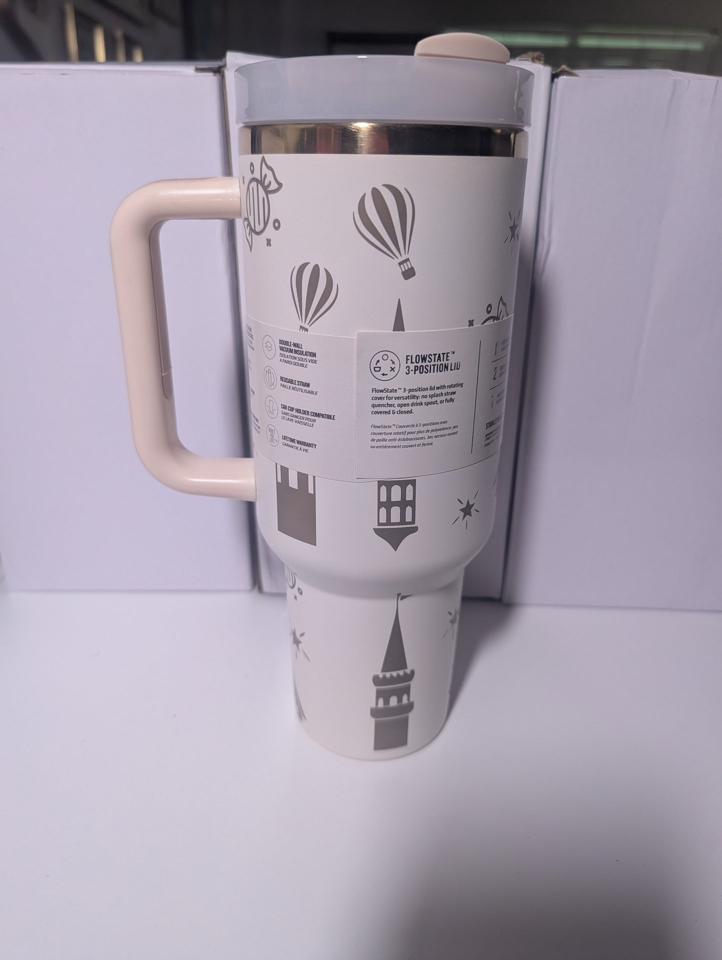 White/Cream Castle Stanley Tumbler