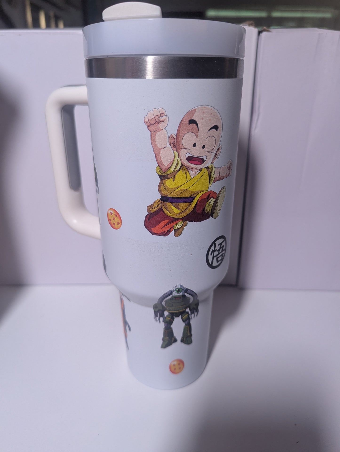 White DBZ Stanley Tumbler
