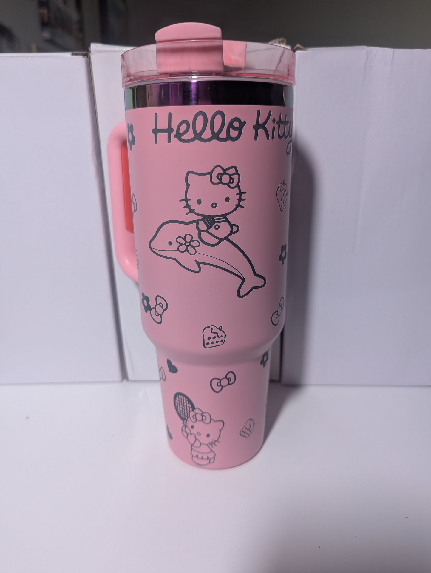 Pink HK Dolphin Stanley Tumbler