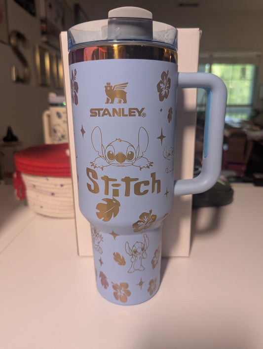 Light Blue St*tch Stanley Tumbler