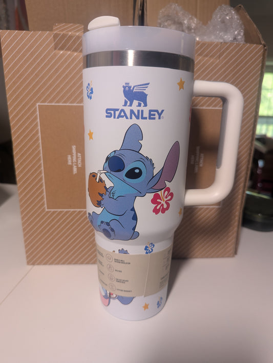 White St*tch & Scrump Stanley Tumbler