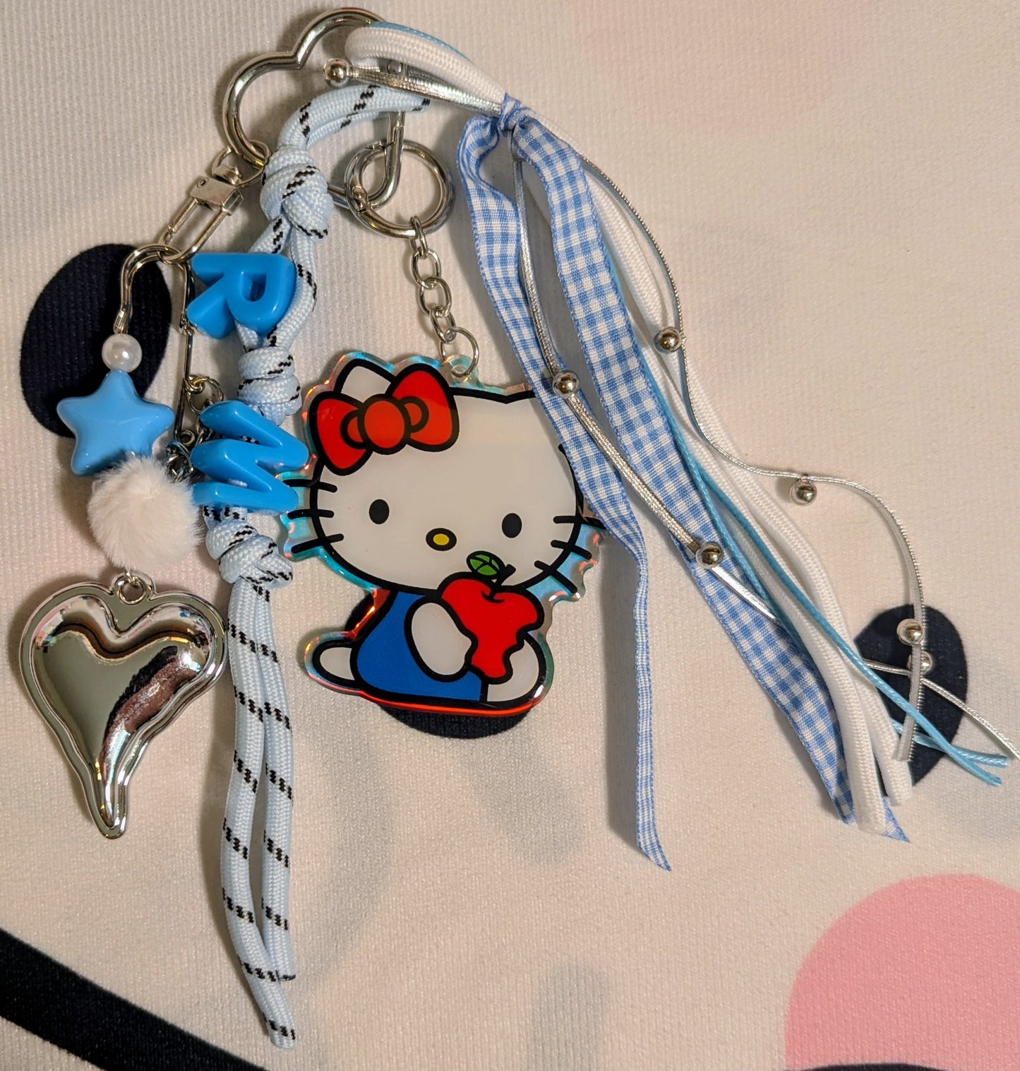 Blue HK Bag Charm