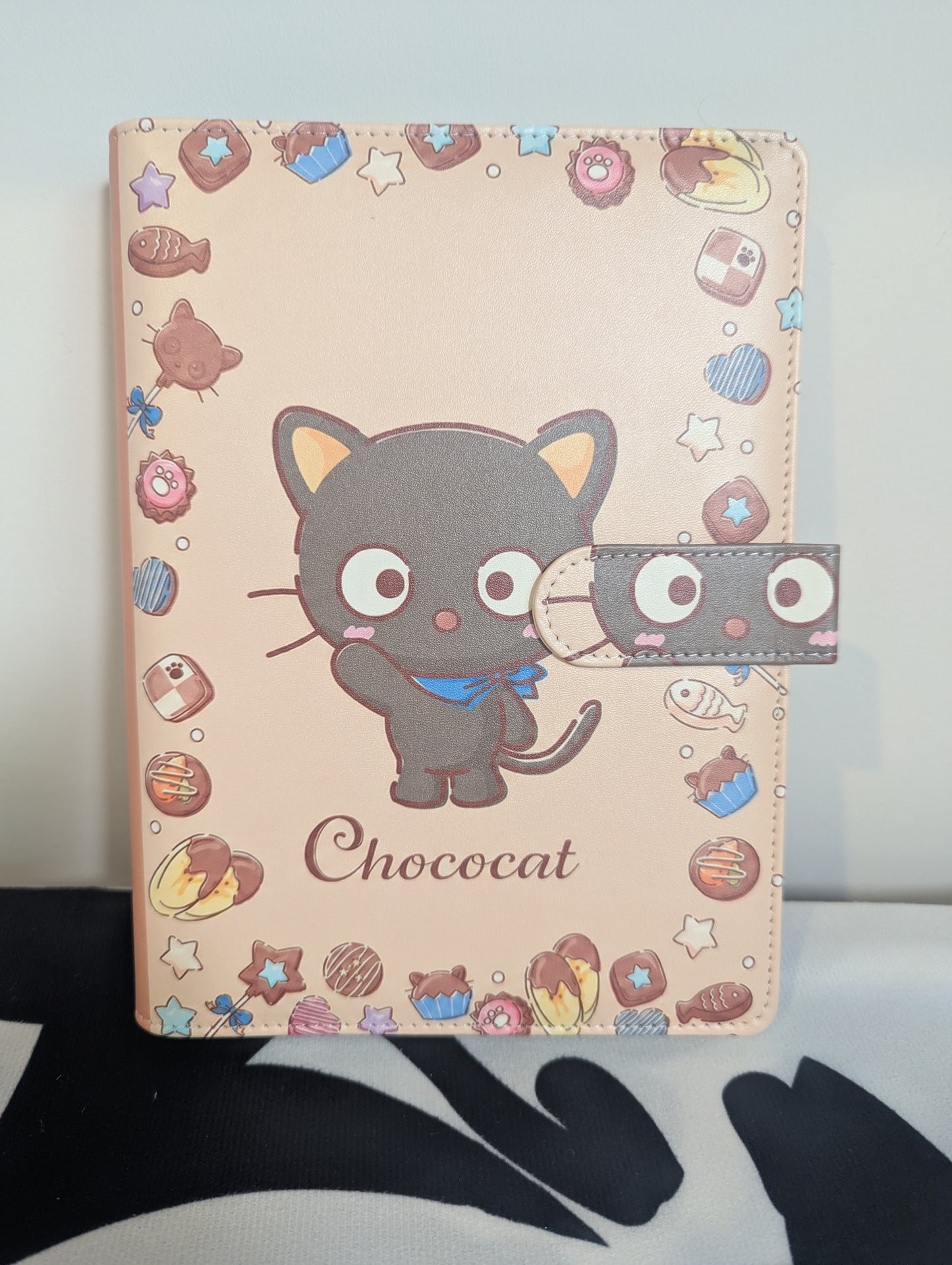Brown Chococat Binder and Paper