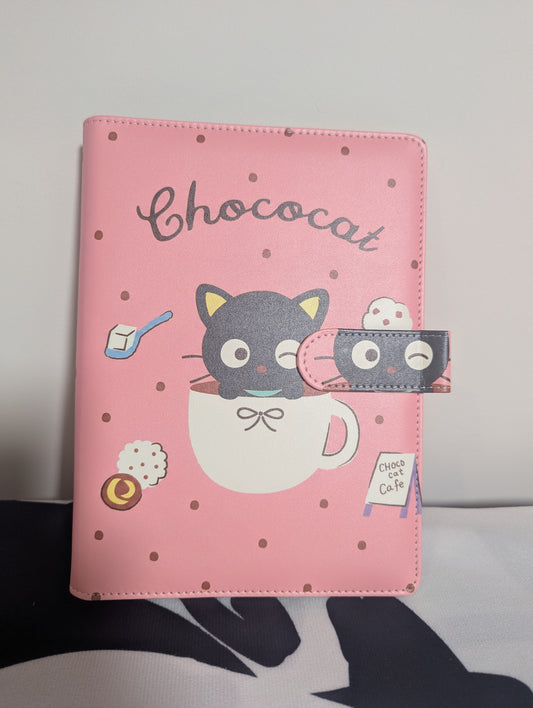 Pink Chococat Binder and Paper