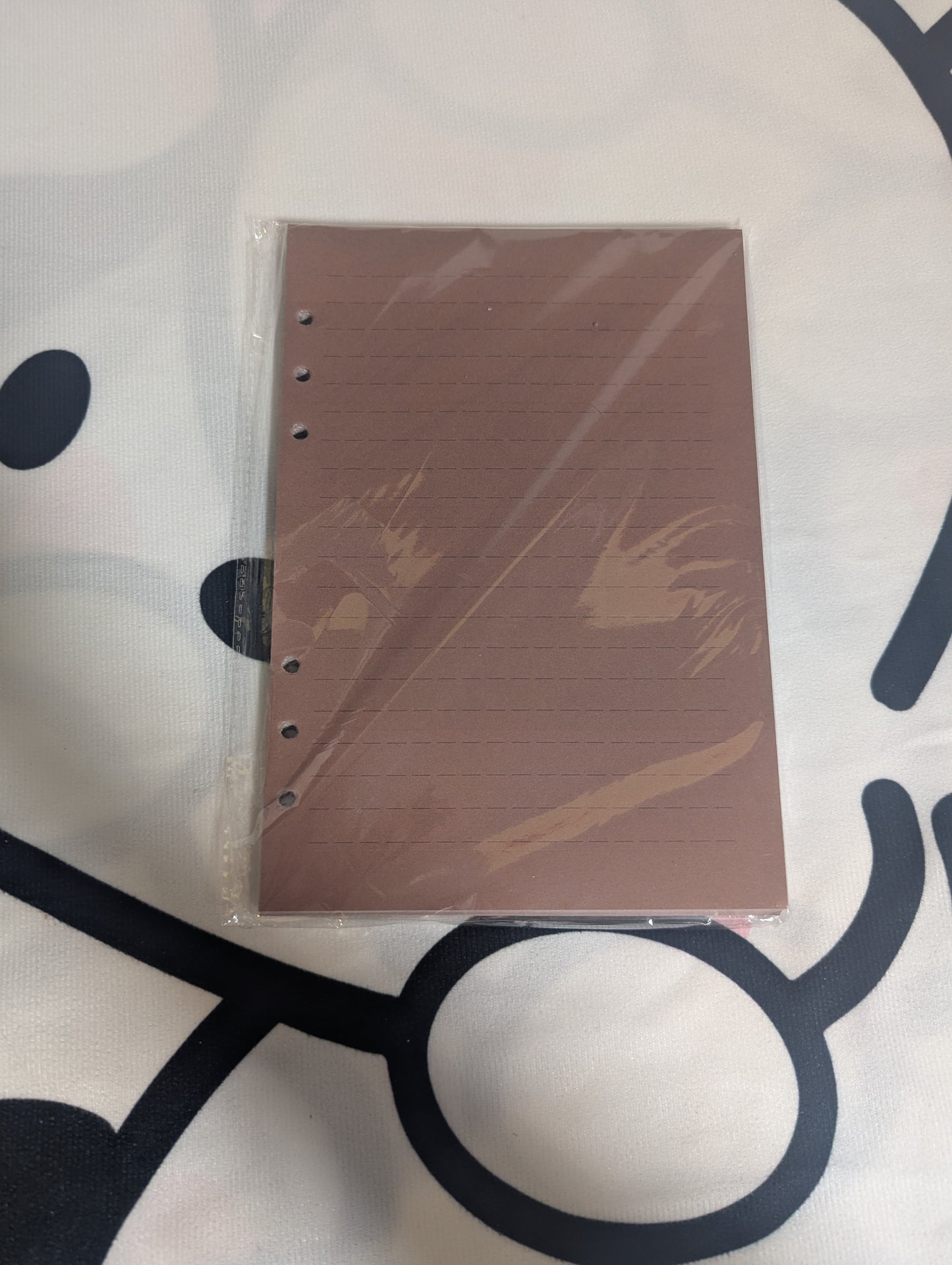 Brown Chococat Binder and Paper