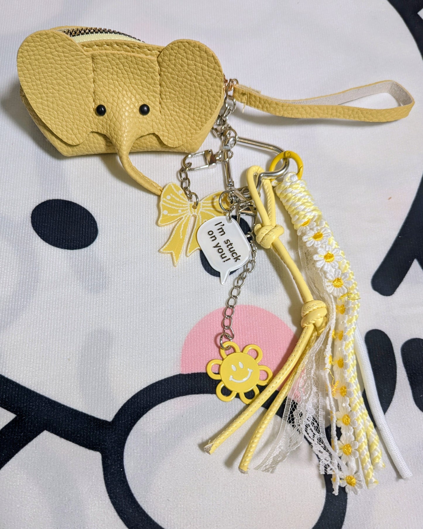 Elephant Wristlet Bag Charm