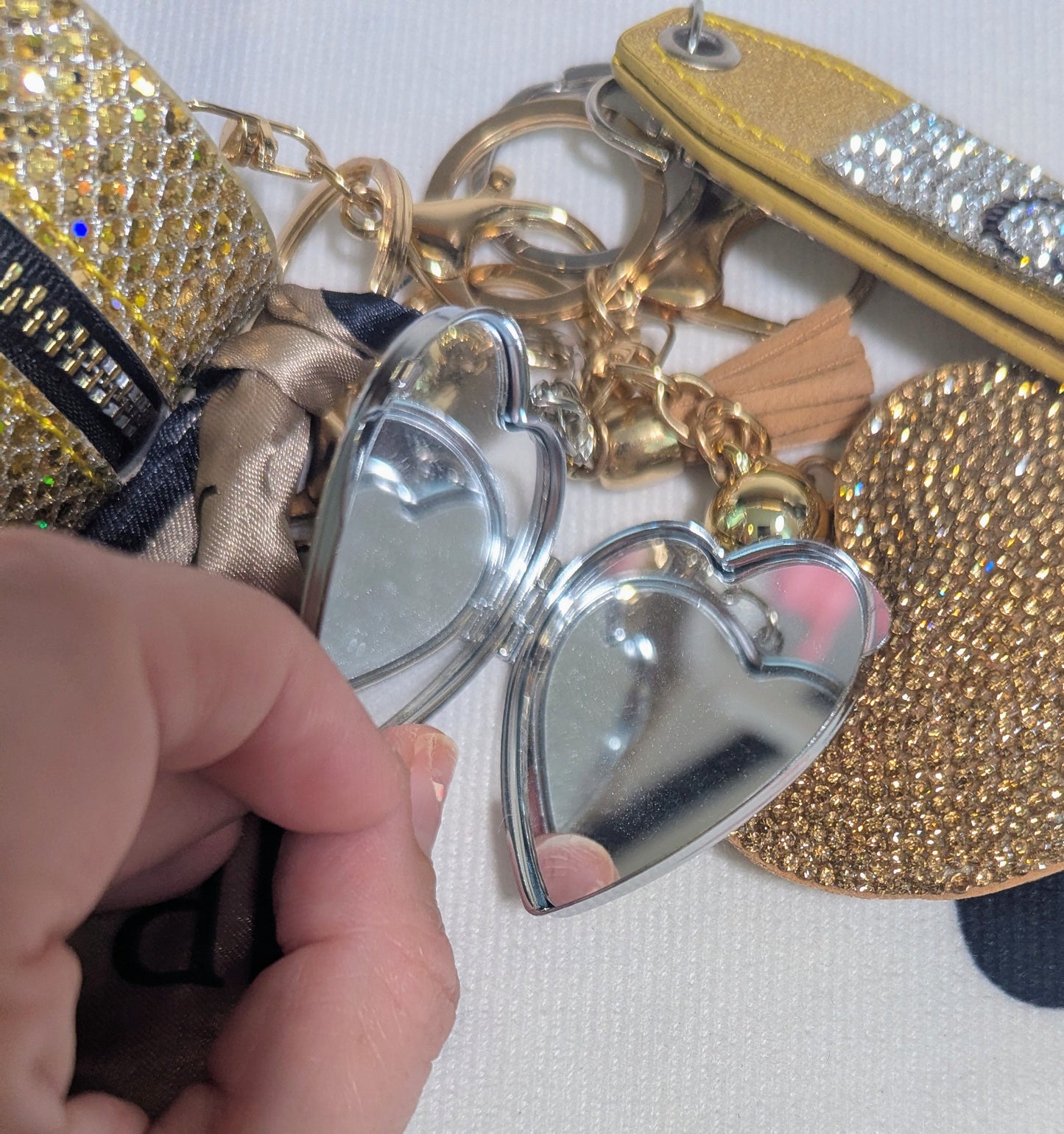 Gold Queen Bag Charm