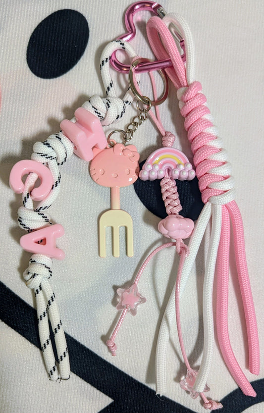 Light Pink HK Bag Charm